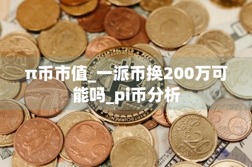 π币市值_一派币换200万可能吗_pi币分析