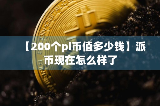 【200个pi币值多少钱】派币现在怎么样了