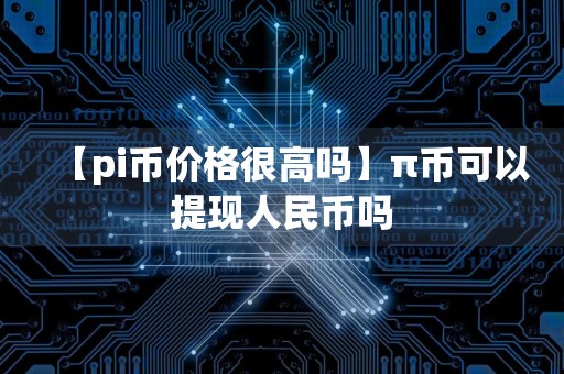 【pi币价格很高吗】π币可以提现人民币吗