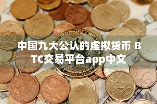 中国九大公认的虚拟货币 BTC交易平台app中文