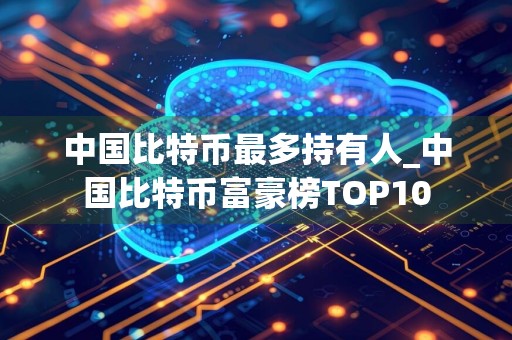 中国比特币最多持有人_中国比特币富豪榜TOP10