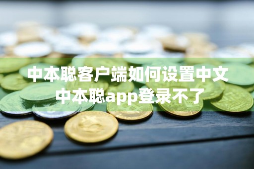 中本聪客户端如何设置中文 中本聪app登录不了