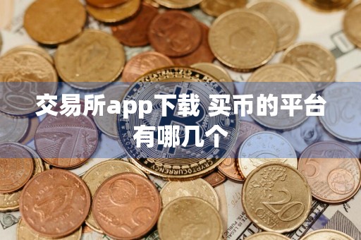 交易所app下载 买币的平台有哪几个