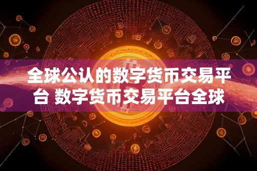 全球公认的数字货币交易平台 数字货币交易平台全球排名