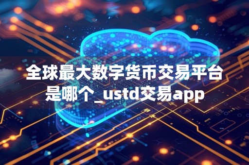 全球最大数字货币交易平台是哪个_ustd交易app