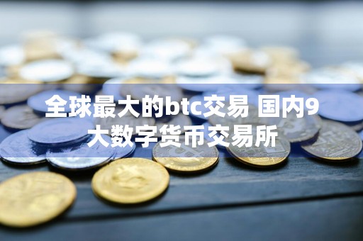 全球最大的btc交易 国内9大数字货币交易所