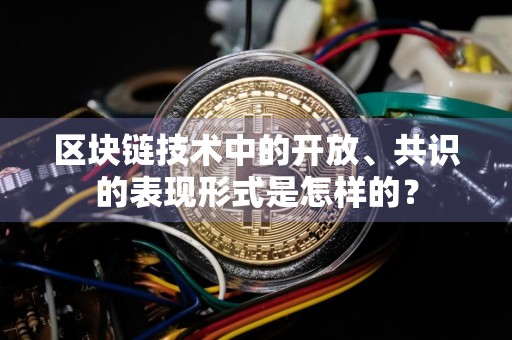 区块链技术中的开放、共识的表现形式是怎样的？