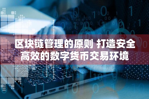 区块链管理的原则 打造安全高效的数字货币交易环境