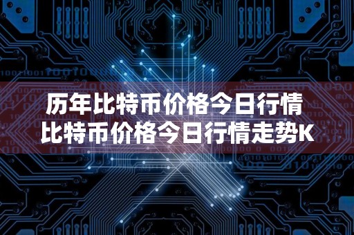 历年比特币价格今日行情 比特币价格今日行情走势K线图