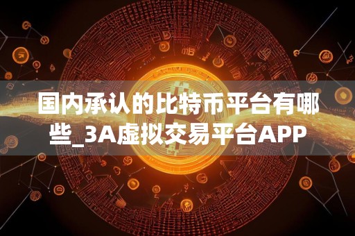 国内承认的比特币平台有哪些_3A虚拟交易平台APP