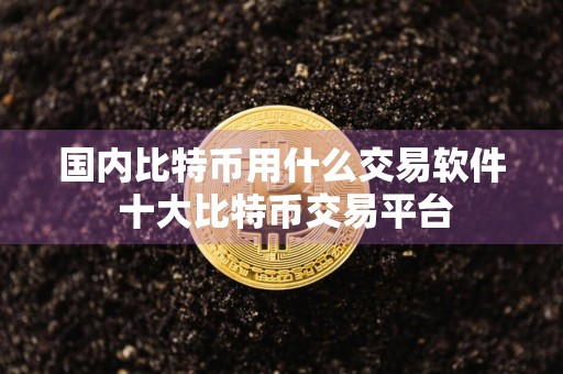 国内比特币用什么交易软件 十大比特币交易平台