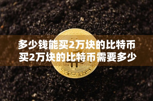 多少钱能买2万块的比特币 买2万块的比特币需要多少资金？