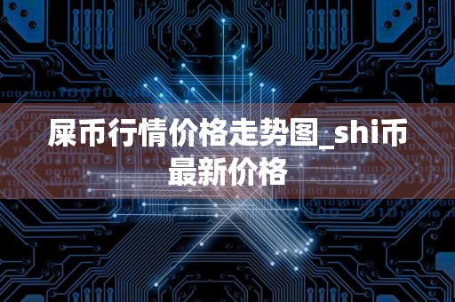 屎币行情价格走势图_shi币最新价格