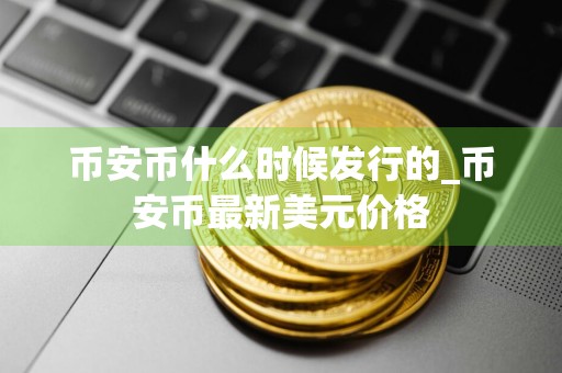 币安币什么时候发行的_币安币最新美元价格