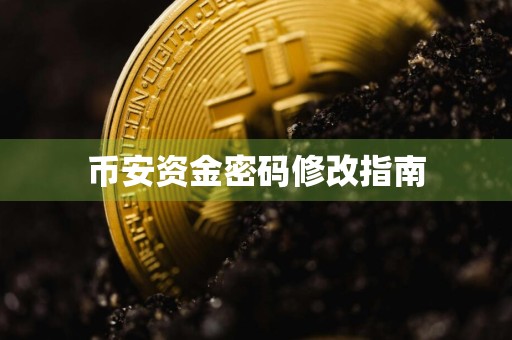 币安资金密码修改指南