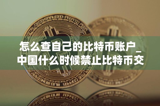 怎么查自己的比特币账户_中国什么时候禁止比特币交易