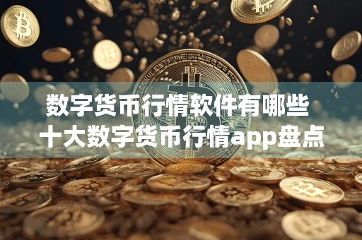 数字货币行情软件有哪些 十大数字货币行情app盘点