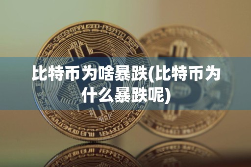 比特币为啥暴跌(比特币为什么暴跌呢)