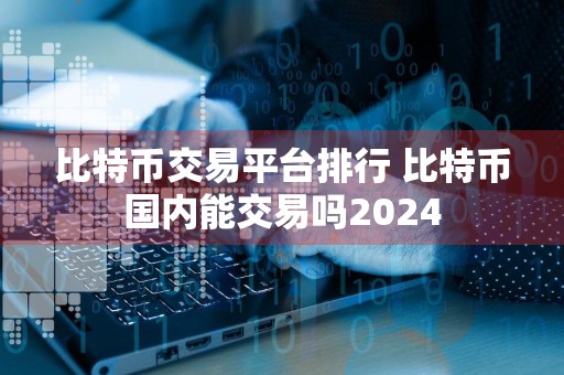 比特币交易平台排行 比特币国内能交易吗2024