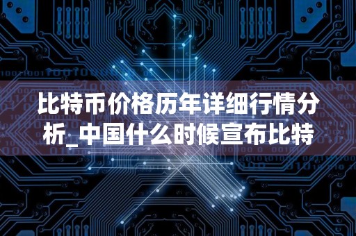 比特币价格历年详细行情分析_中国什么时候宣布比特币不合法