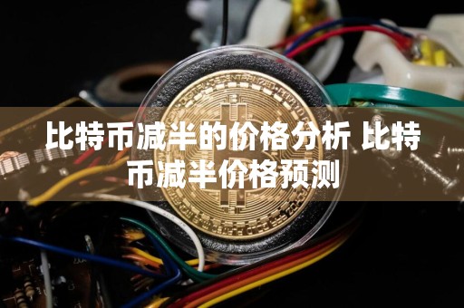 比特币减半的价格分析 比特币减半价格预测