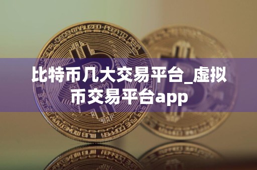 比特币几大交易平台_虚拟币交易平台app