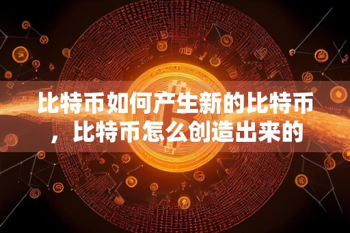 比特币如何产生新的比特币，比特币怎么创造出来的