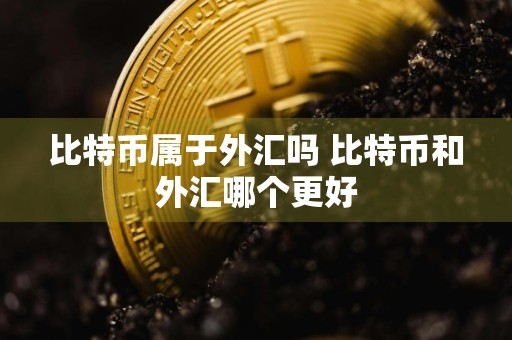 比特币属于外汇吗 比特币和外汇哪个更好