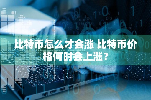 比特币怎么才会涨 比特币价格何时会上涨？