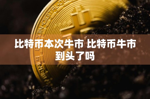 比特币本次牛市 比特币牛市到头了吗