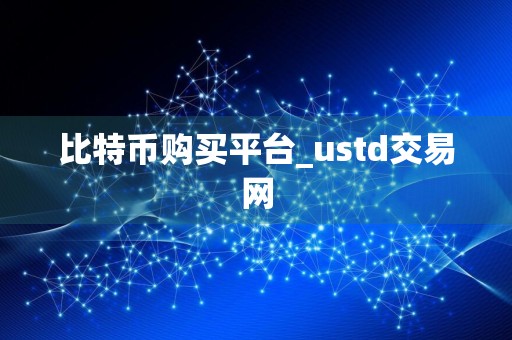 比特币购买平台_ustd交易网