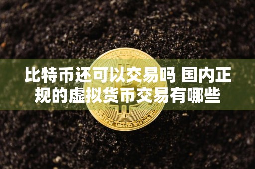 比特币还可以交易吗 国内正规的虚拟货币交易有哪些