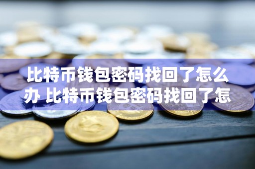 比特币钱包密码找回了怎么办 比特币钱包密码找回了怎么办理