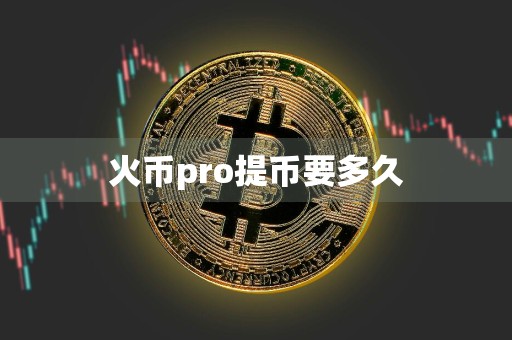 火币pro提币要多久