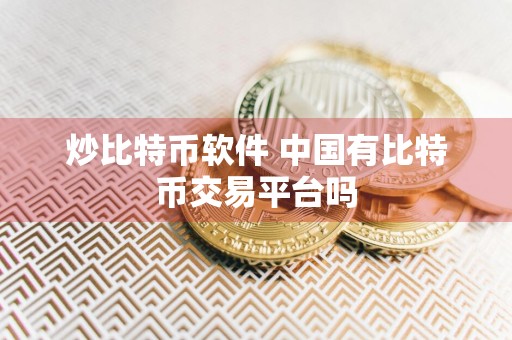 炒比特币软件 中国有比特币交易平台吗