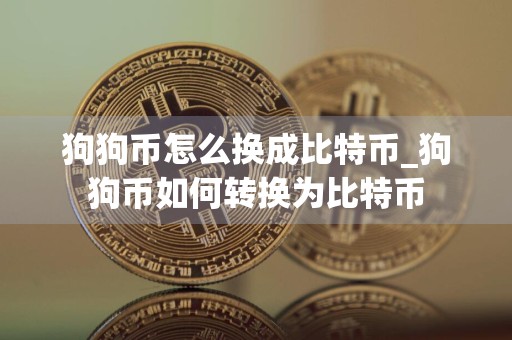 狗狗币怎么换成比特币_狗狗币如何转换为比特币