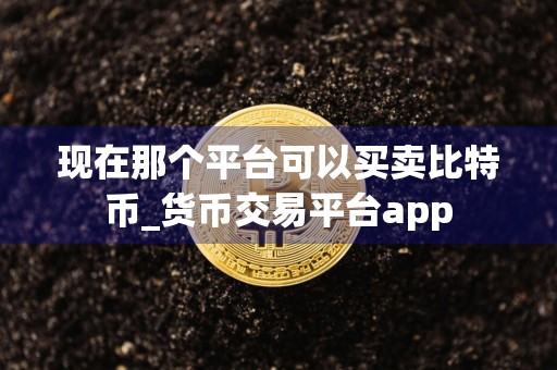 现在那个平台可以买卖比特币_货币交易平台app