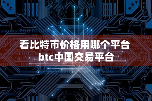 看比特币价格用哪个平台 btc中国交易平台