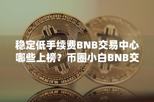 稳定低手续费BNB交易中心哪些上榜？币圈小白BNB交易中心汇总