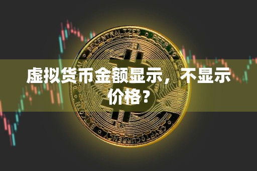 虚拟货币金额显示，不显示价格？