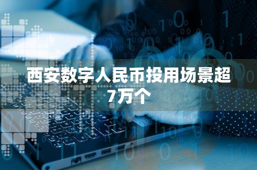 西安数字人民币投用场景超7万个