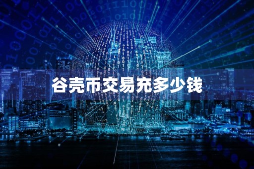 谷壳币交易充多少钱