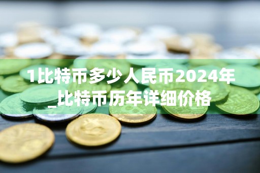 1比特币多少人民币2024年_比特币历年详细价格