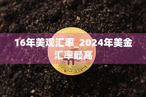 16年美观汇率_2024年美金汇率最高