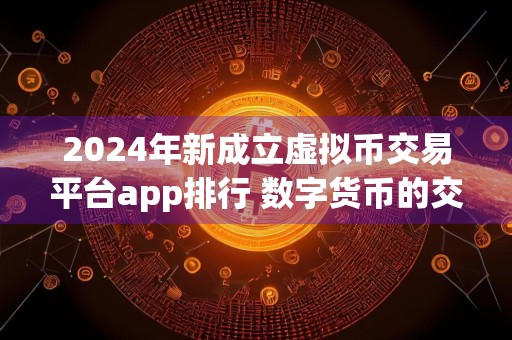 2024年新成立虚拟币交易平台app排行 数字货币的交易软件