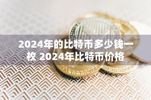 2024年的比特币多少钱一枚 2024年比特币价格