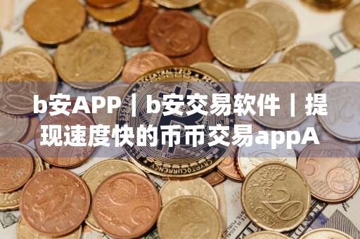 b安APP｜b安交易软件｜提现速度快的币币交易appAPP