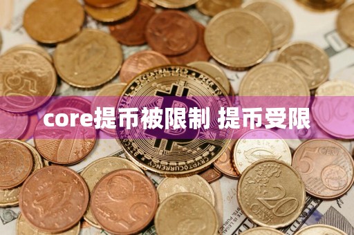 core提币被限制 提币受限