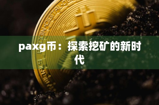 paxg币：探索挖矿的新时代