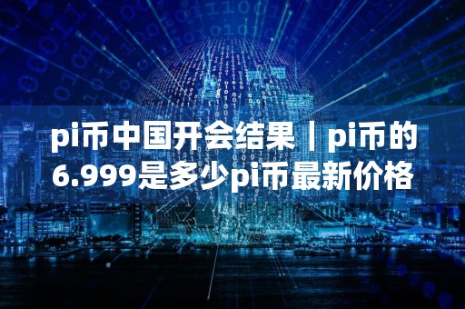 pi币中国开会结果｜pi币的6.999是多少pi币最新价格走势图美元